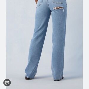 PacSun Light Blue Straight Leg Women's Jeans